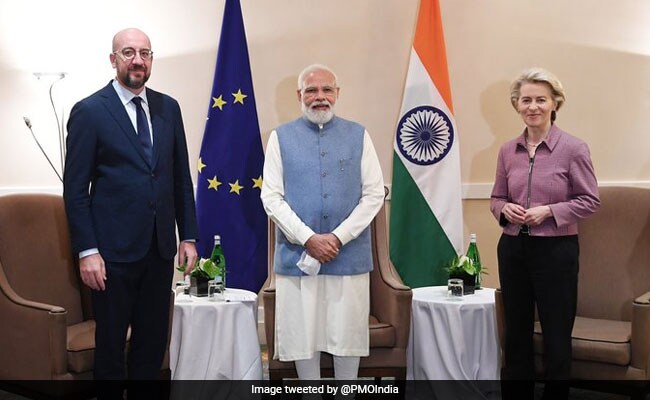 प्रधानमंत्री ने यूरोपीय परिषद के अध्यक्ष और यूरोपीय आयोग की अध्यक्ष के साथ की बैठक