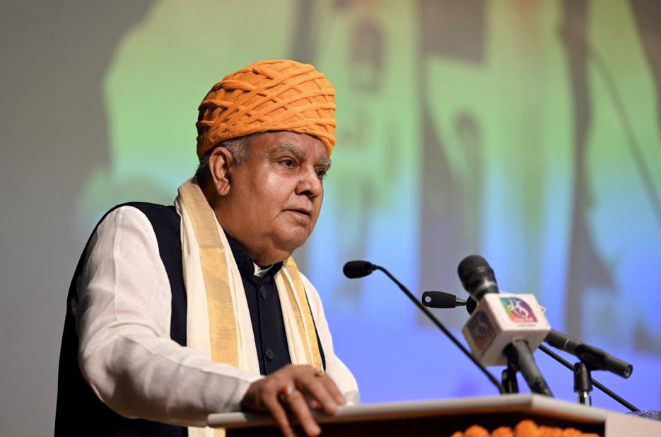 पत्रकार प्रेस की स्वतंत्रता के अंतिम प्रहरी और लोकतंत्र की रीढ़ हैं- उपराष्ट्रपति जगदीप धनखड़
