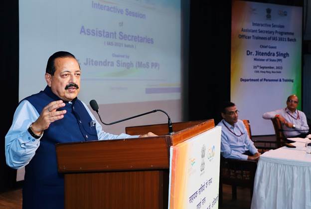 “इंडिया@2047 विजन में मिशन कर्मयोगी के अंतर्गत सिविल सेवाओं के लिए योग्यता ढांचा भी शामिल है”- डॉ. जितेंद्र सिंह