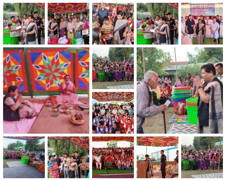 मणिपुर: राज्यपाल अनुसुईया उइके ने इंटर स्टेट ट्रक टर्मिनस खुरकुल में मणिपुर हिंसा प्रभावितों के लिये निर्मित प्री फैब्रीकेटेड हाउस का किया शुभारंभ