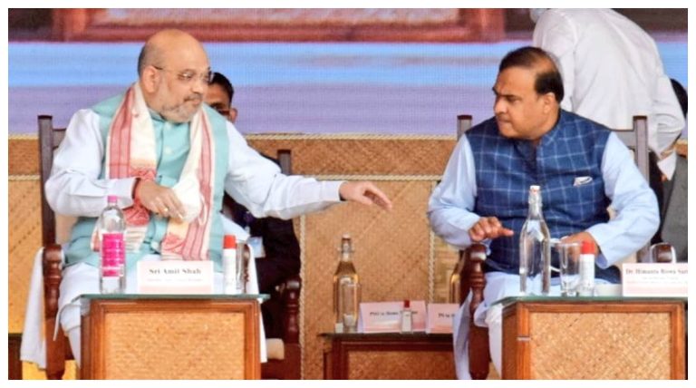 कांग्रेस ने गृह मंत्री अमित शाह और हिमंत बिस्व सरमा के खिलाफ चुनाव आयोग को सौंपा ज्ञापन
