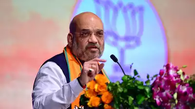 छत्तीसगढ़ में अमित शाह कांग्रेस पर साधा निशाना, कहा- आदिवासी कल्याण के लिए मात्र 29,000 करोड़ रुपये दिए