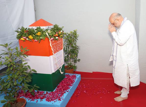 प्रधानमंत्री मोदी के नेतृत्व में शहीदों के सपनों का भारत दुनिया में सर्वोच्च स्थान पर विराजमान होगा: अमित शाह