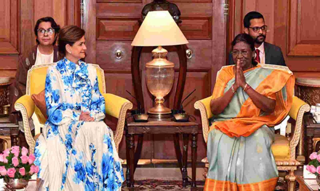 डोमिनिकन गणराज्य की उपराष्ट्रपति ने राष्ट्रपति द्रौपदी मुर्मु से की मुलाकात