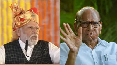 पीएम मोदी ने शरद पवार पर साधा निशाना, कहा- किसानों के नाम पर राजनीति
