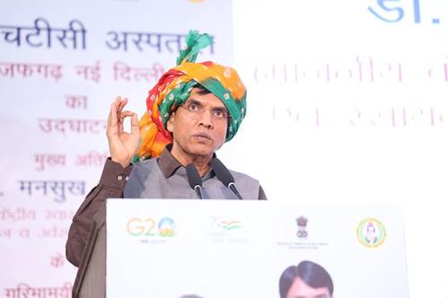 पीएम मोदी की सच्ची भावना ने नजफगढ़ के लोगों के लिए इस विश्व स्तरीय अस्पताल को संजीवनी के रूप में उपलब्ध कराया है: डॉ. मनसुख मांडविया