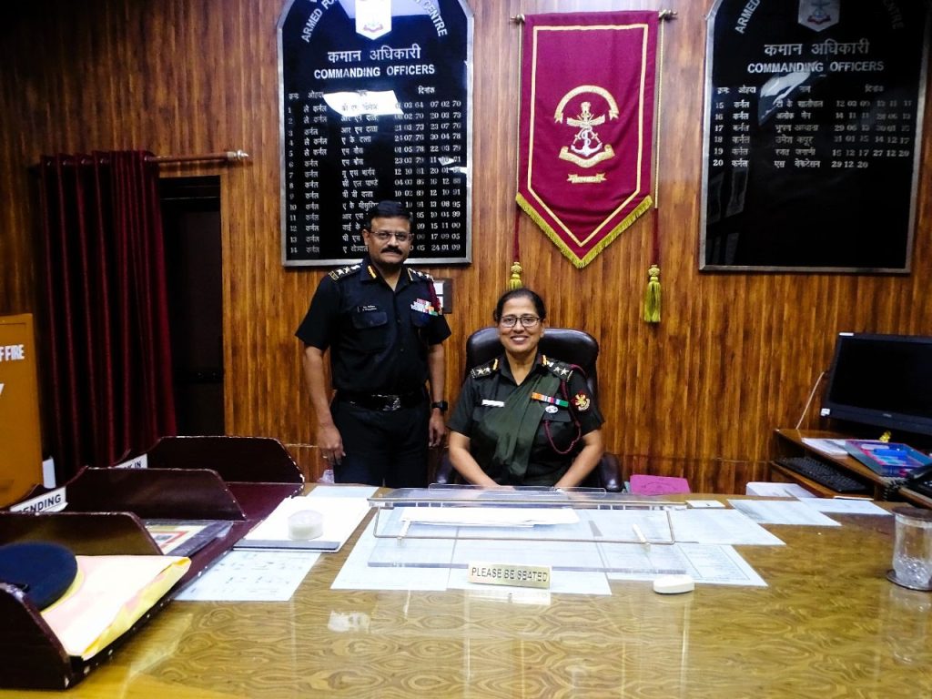 Colonel Sunita became the first woman officer to command the Armed Forces Transfusion Centre, the largest blood transfusion center of the Armed Forces located in Delhi Cantt.