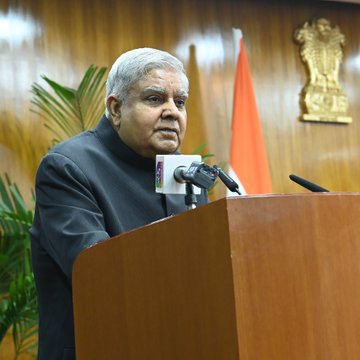 भारत भूमि, आकाश, समुद्र और अंतरिक्ष के क्षेत्र में ‘अग्रणी राष्ट्रों की पंक्ति’ में खड़ा है: उपराष्ट्रपति धनखड़