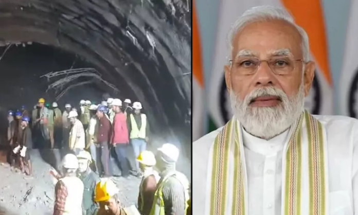उत्तरकाशी टनल हादसा अपडेट: पीएम मोदी ने सीएम धामी को किया फोन, 9वें दिन भी राहत और बचाव कार्य जारी Uttarkashi Tunnel Accident Update: PM Modi calls CM Dhami, relief and rescue operations continue on 9th day