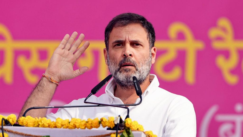 राहुल गांधी ने पीएम मोदी साधा निशाना, कहा- अडाणी के लिए काम करने वाले नहीं करा सकते जाति जनगणना’.. Rahul Gandhi targeted PM Modi, said - those working for Adani cannot conduct caste census..