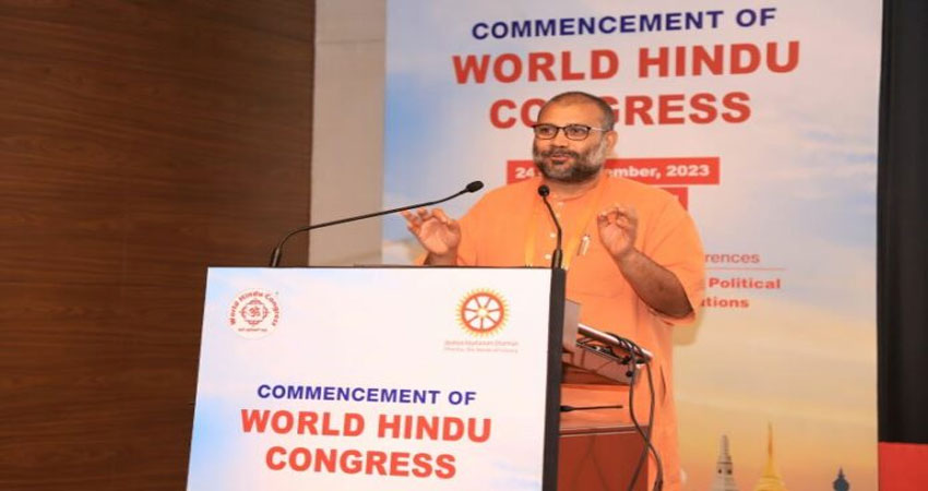 विश्व में हिन्दुओं का प्रभाव बढ़ रहा है, हम विश्व गुरु की खोयी प्रतिष्ठा पुनः प्राप्त करेंगे : स्वामी विज्ञानानंद