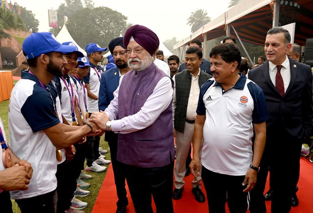 केंद्रीय मंत्री हरदीप सिंह पुरी ने चौथे एशियाई पैरा गेम्स में शानदार प्रदर्शन के लिए पैरा-एथलीटों को दी बधाई