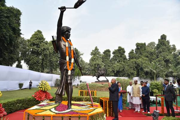 बिरसा मुंडा हमारी आध्यात्मिक व सांस्कृतिक विरासत के संवाहक – उपराष्ट्रपति धनखड़
