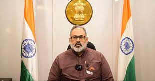 केंद्रीय मंत्री राजीव चंद्रशेखर बैंगलोर टेक समिट 2023 में होंगे सम्मिलित