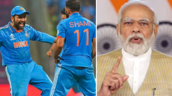 प्रधानमंत्री ने आईसीसी क्रिकेट विश्व कप 2023 के फाइनल में पहुंचने पर भारतीय क्रिकेट टीम को दी बधाई