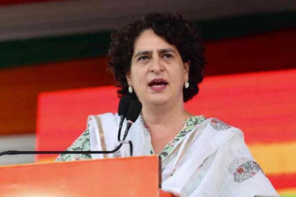 मध्य प्रदेश की जनता से प्रियंका गांधी ने धार्मिक आधार पर वोट देने से बचने का किया आग्रह