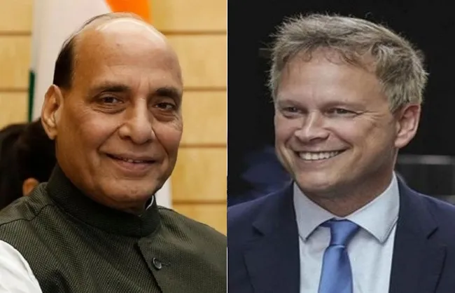 राजनाथ सिंह की ब्रिटेन के रक्षा मंत्री के साथ टेलीफोन पर बातचीत हुई
