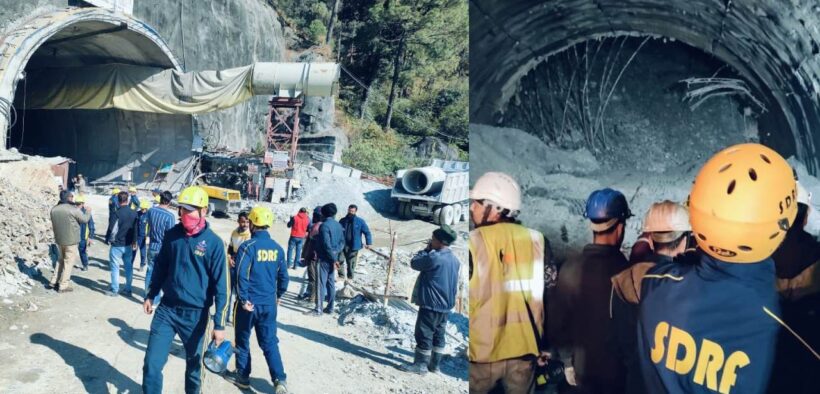 उत्तरकाशी के सिलक्यारा टनल में फंसे 40 मजदूरों से वॉकी-टॉकी से हुई बात, पहुंचाया जा रहा है पानी-भोजन