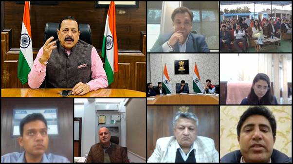 केंद्रीय मंत्री डॉ. जितेंद्र सिंह ने की अपने निर्वाचन क्षेत्र उधमपुर सहित जम्मू-कश्मीर में विकसित भारत संकल्प यात्रा के सफल संचालन के व्यवस्थाओं की समीक्षा Union Minister Dr. Jitendra Singh reviewed the arrangements for successful conduct of Vikas Bharat Sankalp Yatra in Jammu and Kashmir including his constituency Udhampur.