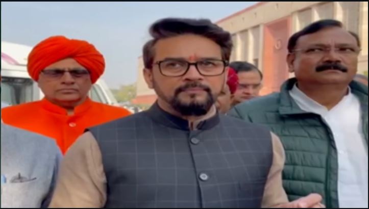 चुनावों में हार से हताश-निराश विपक्ष संवैधानिक पदों का कर रहा अपमान: अनुराग ठाकुर
