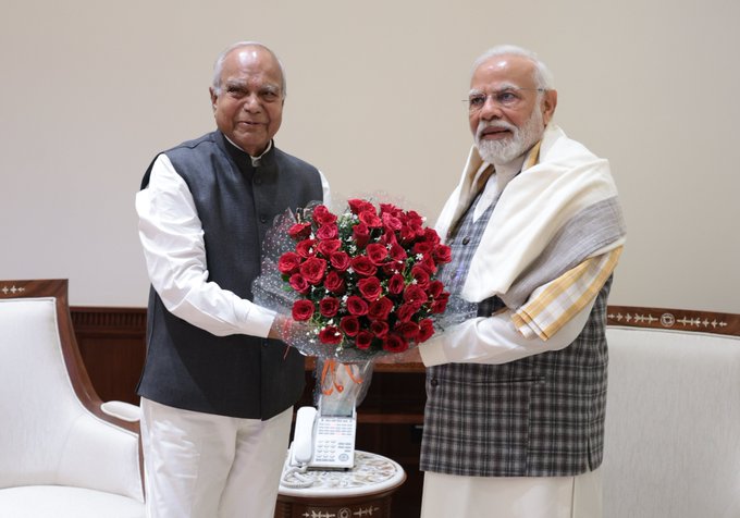 पंजाब के राज्यपाल बनवारीलाल पुरोहित ने प्रधानमंत्री मोदी से की मुलाकात