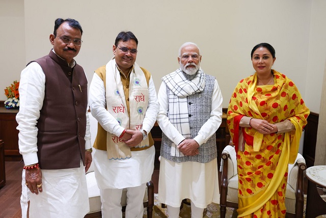 राजस्थान के सीएम, डिप्टी सीएम ने पीएम मोदी से मुलाकात की