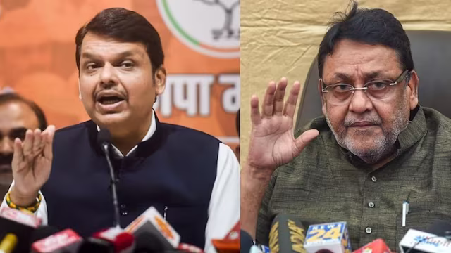 डिप्टी सीएम देवेंद्र फडणवीस ने अजित पवार को लिखा पत्र, नवाब मलिक को लेकर कही यह बात