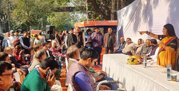 “यह संकल्प लेना हम सबकी समान जिम्मेदारी है कि भारत एक विकसित देश बने, भारत प्रगति करे, भारत आगे बढ़े और हमारे बच्चों का स्वास्थ्य अच्छा हो”: मीनाक्षी लेखी