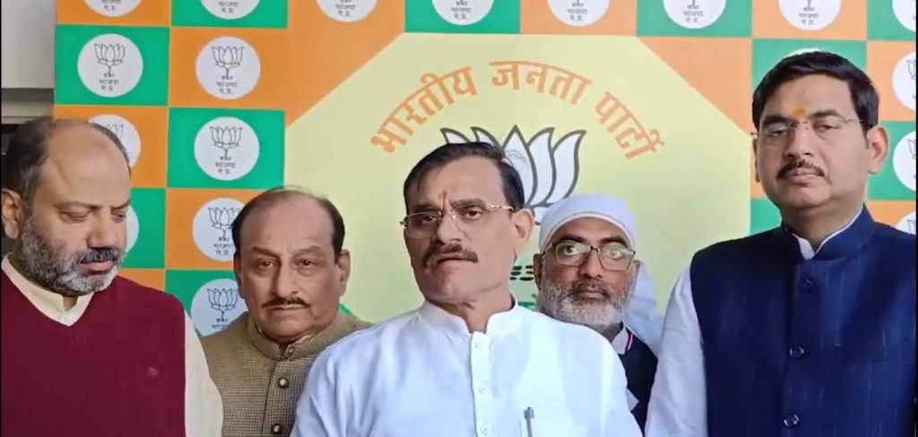वीडी शर्मा के सख्त तेवर, कांग्रेस विधायक आरिफ मसूद को दी चेतावनी