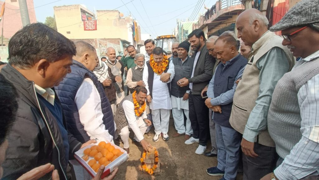 एनआईटी विधानसभा के वार्ड-6 की मुख्य सडक का शुभारंभ- विधायक नीरज शर्मा
