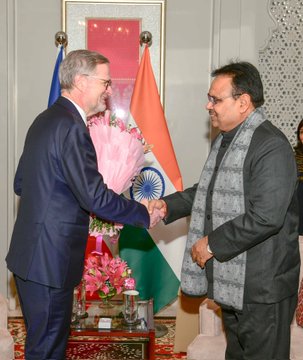 राजस्थान के मुख्यमंत्री भजन लाल शर्मा ने चेक गणराज्य के प्रधानमंत्री और राज्यपाल से की मुलाकात