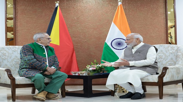 तिमोर-लेस्ते के राष्ट्रपति ने प्रधानमंत्री से की मुलाकात Timor-Leste President meets Prime Minister