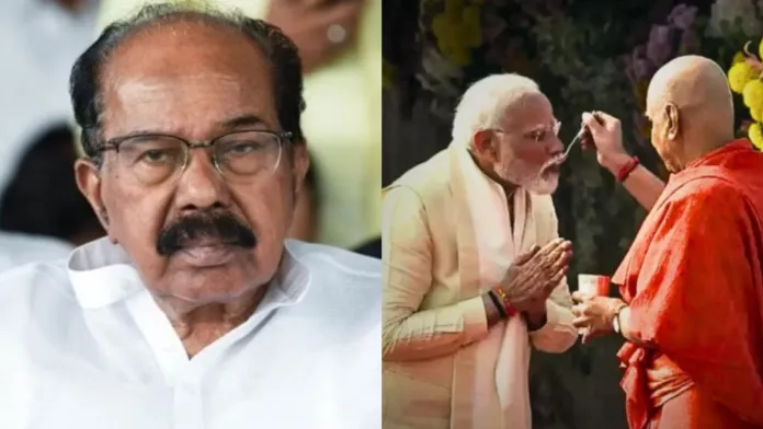 कांग्रेस नेता ने जताया पीएम मोदी के व्रत पर शक, बीजेपी ने दिया करारा जवाब