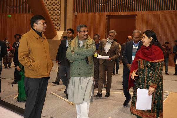 धर्मेंद्र प्रधान ने 29 जनवरी, 2024 को भारत मंडपम में आयोजित होनेवाले परीक्षा पे चर्चा के 7वें संस्करण की तैयारियों की, की समीक्षा