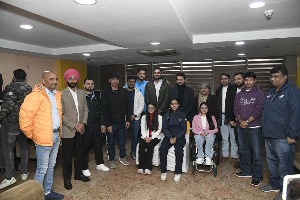 एथलीटों ने भारत को अपनी सॉफ्ट पावर को मजबूत करने में मदद की है: अनुराग सिंह ठाकुर
