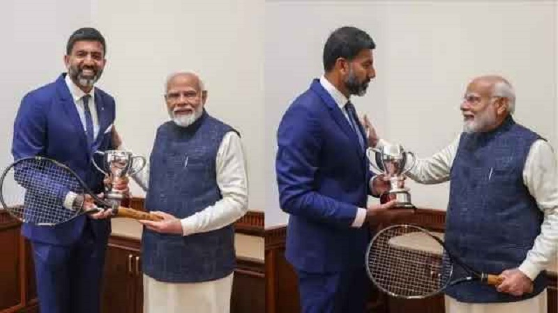 प्रधानमंत्री ने रोहन बोपन्ना से की मुलाकात