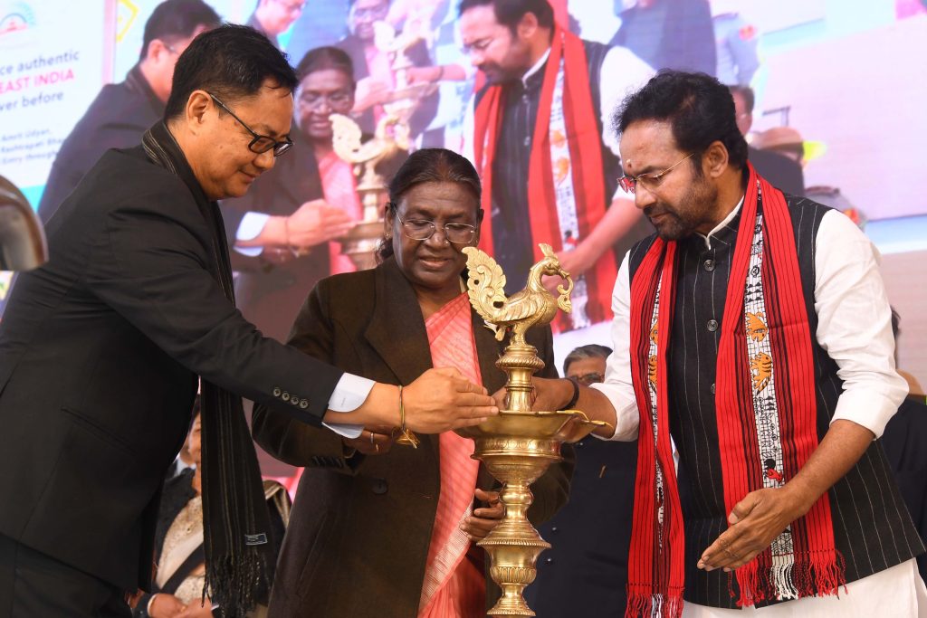 राष्ट्रपति द्रौपदी मुर्मु ने ‘विविधता का अमृत महोत्सव’ का किया उद्घाटन