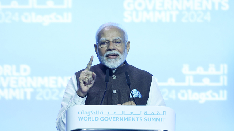 प्रधानमंत्री नरेन्द्र मोदी ने विश्व सरकार शिखर सम्मेलन 2024 में लिया भाग
