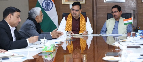 कोयला मंत्री प्रहलाद जोशी और मुख्यमंत्री भजन लाल शर्मा ने की अधिकारियों के साथ हाईलेवल बैठक