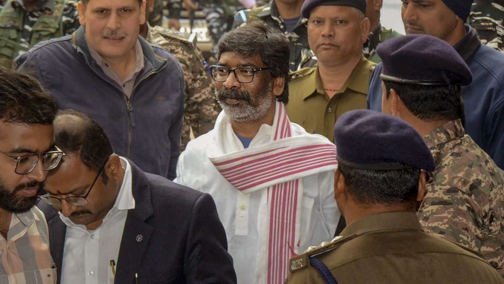 बिरसा मुंडा सेंट्रल जेल भेजे गए झारखंड के पूर्व सीएम हेमंत सोरेन, ED ने 31 जनवरी को किया था गिरफ्तार