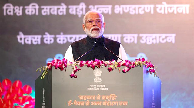 किसान आंदोलन के बीच प्रधानमंत्री मोदी ने की अन्न भंडारण योजना की शुरुवात, देशभर में बनेंगे हजारों गोदाम