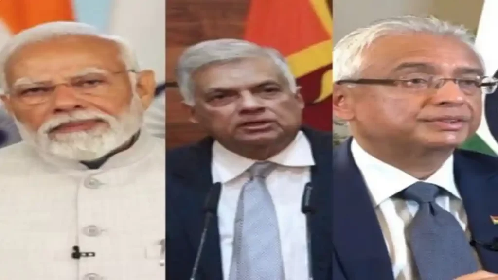 पीएम मोदी, मॉरीशस के प्रधानमंत्री और श्रीलंका के राष्ट्रपति ने संयुक्त रूप से की यूपीआई सेवाओं की शुरूआत