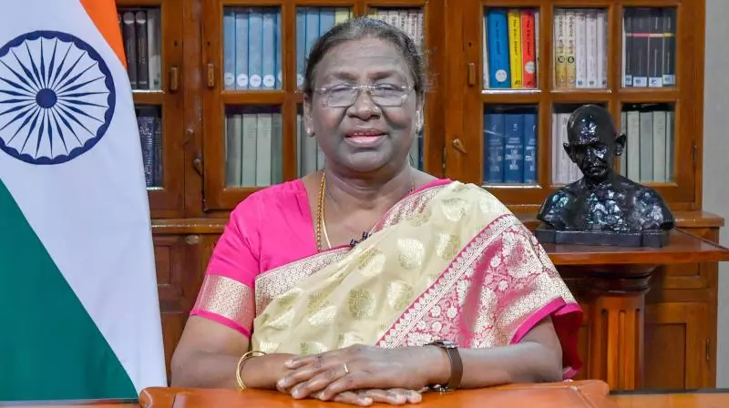 भारत की राष्ट्रपति आज हैदराबाद में ‘विश्व आध्यात्मिक महोत्सव’ में शामिल होंगी