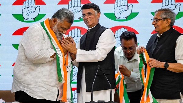 पप्पू यादव ने थामा ‘हाथ’ का दामन, जन अधिकार पार्टी का कांग्रेस में हुआ विलय