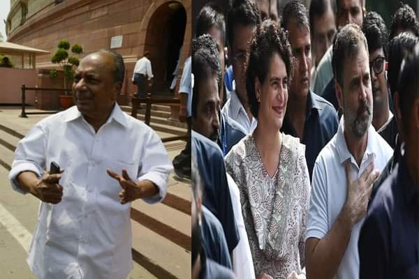 गांधी परिवार से एक ही व्यक्ति उत्तर प्रदेश से लड़ेगा चुनाव : वरिष्ठ कांग्रेसी नेता एके एंटनी