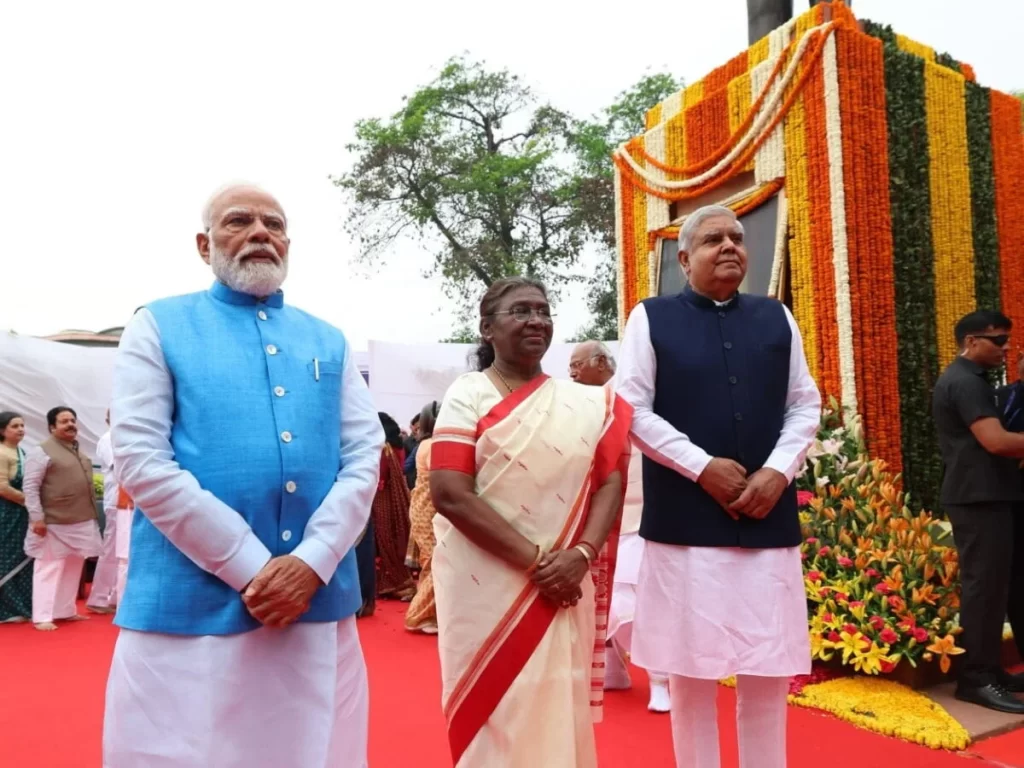 डॉ. अंबेडकर फाउंडेशन ने नई दिल्ली स्थित संसद भवन के लॉन में डॉ. अंबेडकर की 134वीं जयंती मनाई