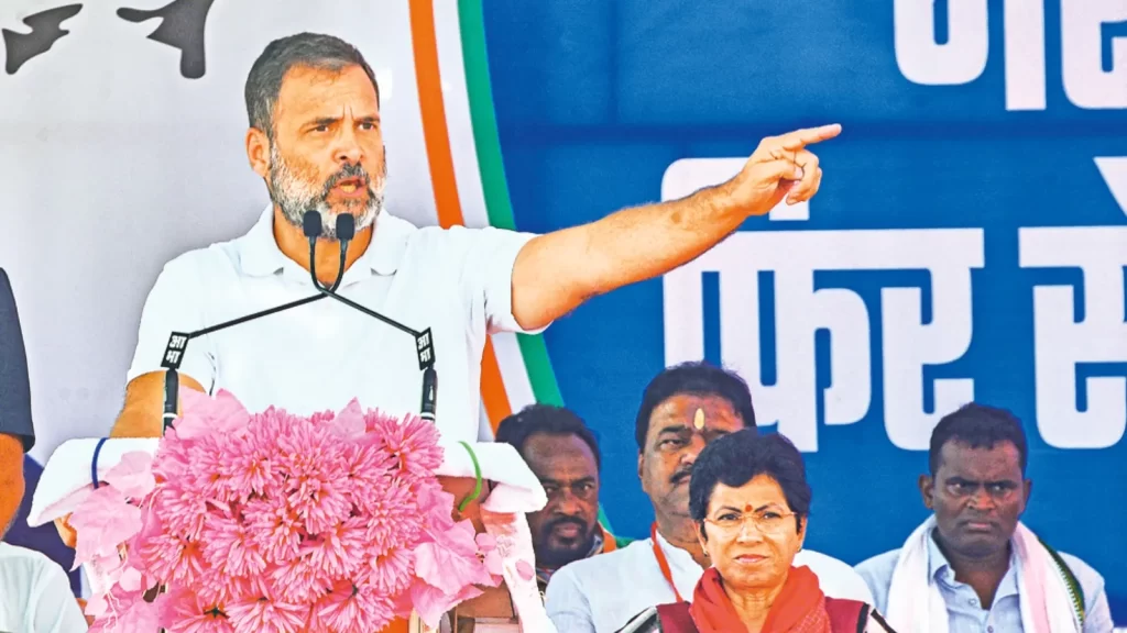 सिवनी और शहडोल पहुंचे राहुल गांधी ने आदिवासी और वनवासी में बताया अंतर, बीजेपी पर साधा निशाना