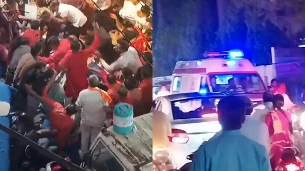 जबलपुर में पीएम मोदी के रोड शो के दौरान मंच टूटा, कई लोग घायल