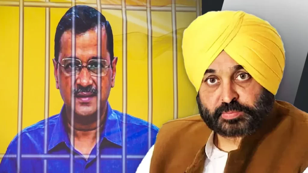 केजरीवाल से तिहाड़ जेल में मिले भगवंत मान, बोले- मैंने उनका हाल पूछा, उन्होंने पंजाब का ..