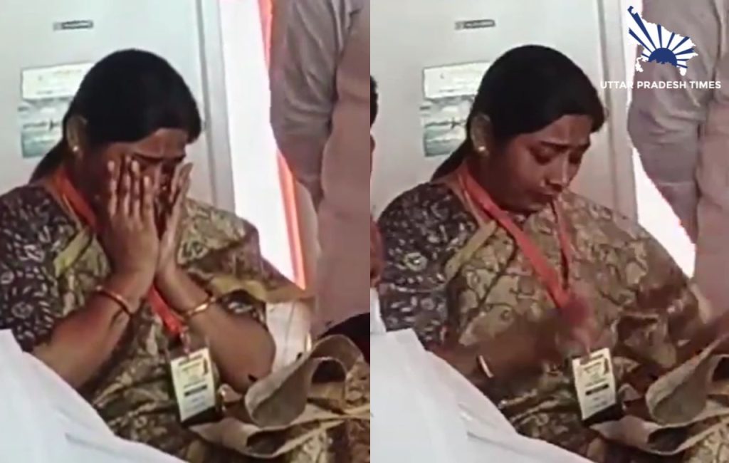 जानें क्यों सीएम योगी के कार्यक्रम में मंच पर ही रोने लगीं सांसद संघमित्रा मौर्य